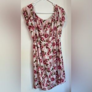 Pink Maternity Dress